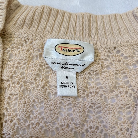 Talbots Open Knit Sweater - Picture 3 of 6